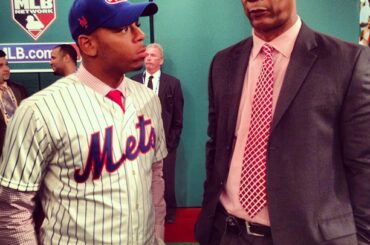@Mets #MLBDraft choisit le passé et le présent - Darryl Strawberry discute avec Dominic Sm ...