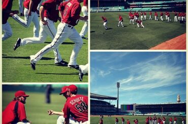 Les D-backs sont sur le terrain en Australie. #OpeningSeries ...