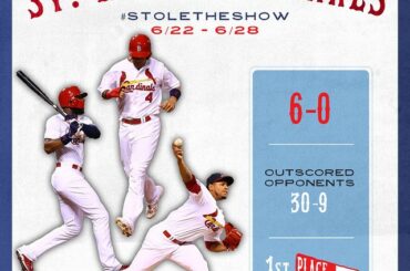 L'équipe la plus rapide à 50 victoires en une décennie? @ Cardinaux très certainement #StoleTheShow ....