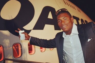 @puigyasiel et les @dodgers embarquent sur Qantas en route vers la série #Opening ....