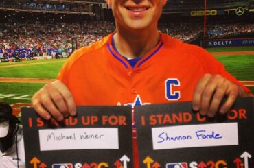 David Wright résiste au cancer lors de #hrderby ....