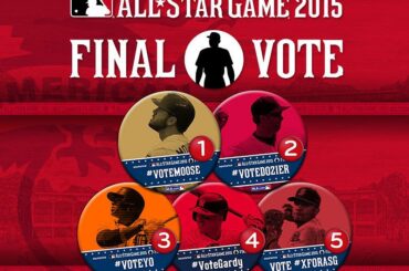 Classement AL #FinalVote:
1. Mike Moustakas
2. Brian Dozier
3. Yoenis Cespedes
4 ....
