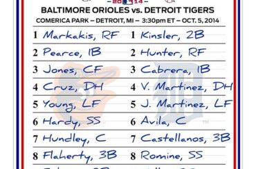 @tigers cherchent à rester en vie. @baltimoreorioles cherche le balayage et le corps à corps. C’est le jeu 3 ...
