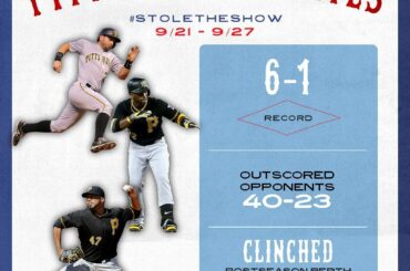 Les @pittsburghpirates se sont mis à l'honneur toute la semaine. #StoleTheS ...