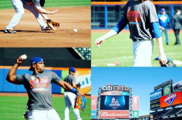 @mets se met au travail avant l'épreuve de force #NLDS avec @dodgers vendredi ....