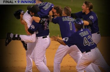 Giants et @Rockies ont combiné 19 courses et 29 coups sûrs, aboutissant à un Charlie B ...