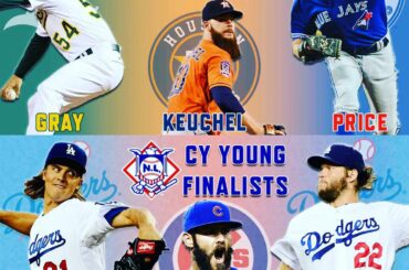 Les finalistes des AL et NL #CyYoung Award ....