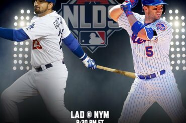 La grosse pomme obtient la grande scène en moins d'une heure.
@Dodgers at @Mets on TB ...