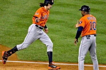 Colby Rasmus n'a pas perdu de temps pour obtenir rapidement @astrosbaseball au tableau avec un ja ...