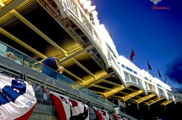 Le stade est habillé pour impressionner.
AL #WildCard présenté par @Budweiser ...