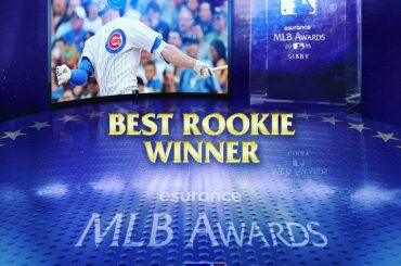 Le prix @surance MLB de la meilleure recrue va à @Cubs STUD @ kris_bryant17. #Awar ...
