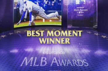 Le prix @surance MLB du meilleur moment va à la course folle de @ hosmer305. #AwardWor ...