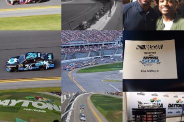 Coffre-fort à dire @therealkengriffeyjr s'est bien amusé à la # daytona500 ....