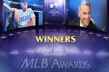 Les récompenses @Esurance MLB du meilleur manager et du meilleur dirigeant vont au skipper de @Cubs ...