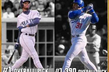 Ken Griffey Jr., Mike Piazza, devient le plus haut et le plus bas choix de repêchage de la MLB ...