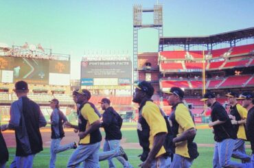 Les @pittsburghpirates s’entraînent avant le 5ème match #NLDS ....