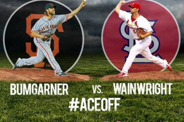 Bumgarner. Wainwright. #NLCS Game 1 est très certainement un #AceOff ....