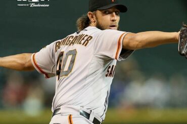 18-10 avec une MPM de 2,98 cette saison, Madison Bumgarner a fait la plupart de ses ...