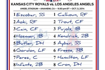 Est-ce que @kcroyals continuera à choquer le monde ou les @Angels fléchiront leur ligue-be ...