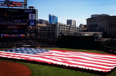 #Ouverture à Comerica Park. #tigres ...