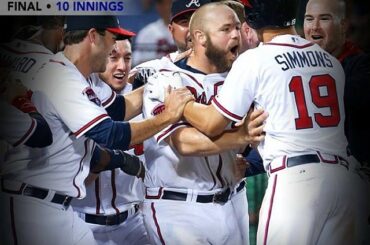 Le @Braves #walkoff sur la force d'Evan Gattis ....
