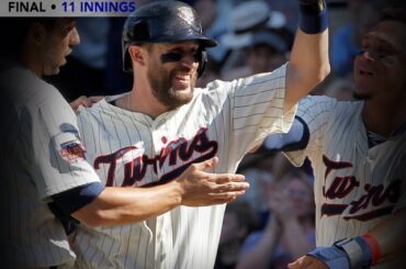 Les @Twins allaient obtenir cette victoire #walkoff de toute façon possible ....