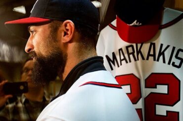 Après avoir regardé les @Braves des années 90 dans son enfance, Nick Markakis a rencontré les ...