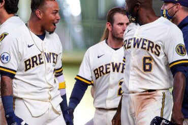 Brew Crew avec le premier #walkoff de la saison!  ...