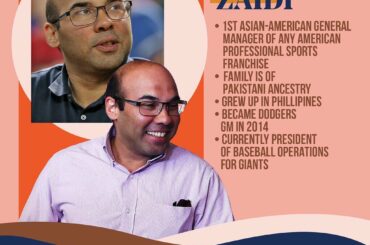 Nous célébrons Farhan Zaidi, le premier directeur général asiatique-américain de toute profession américaine ...