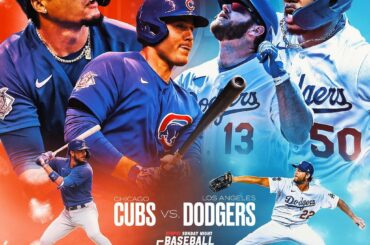 Deux franchises légendaires s'affrontent à nouveau ce soir.  Ne manquez pas @cubs - @dodgers sur...
