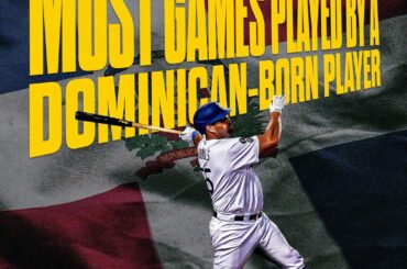 @albertpujols a disputé son 2934e match en carrière ce soir, dépassant Adrián Beltré f...