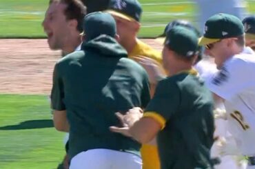 Encore un #WALKOFF pour le @athletics !...