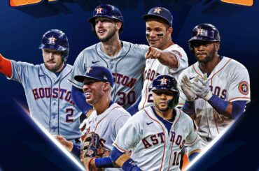 AL Ouest CHAMPS.  @AstrosBaseball décroche son titre de 4e division en 5 ans.  #CL...