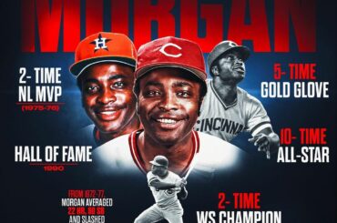 Joe Morgan a tout fait.  #Le mois de l'histoire noire...