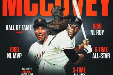 Willie McCovey était l'un des meilleurs qu'il y aura jamais.  #Le mois de l'histoire noire...