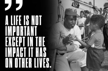 Jackie Robinson était bien plus qu'un joueur de baseball.  #Jackie42...