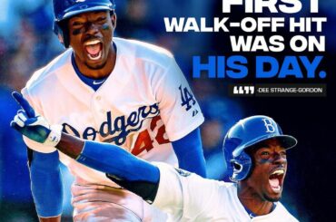 Dee Strange-Gordon a eu un match mémorable lors de la Journée Jackie Robinson en 2012. #Jacki...