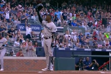Le héros des World Series, Jorge Soler, a été ovationné par les fans des Braves lors de sa première ...