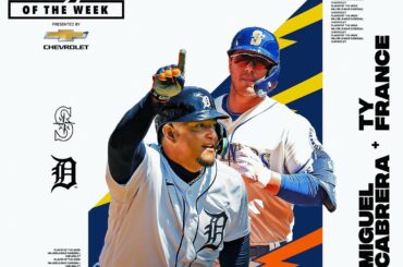 Quelle semaine pour ces cogneurs.  Cody Bellinger, Miguel Cabrera et Ty France sont...