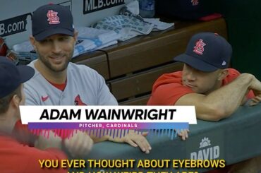 Vous avez déjà pensé à quel point les sourcils sont bizarres ?  Adam Wainwright a.  ⠀⠀⠀⠀⠀⠀⠀⠀⠀ C...