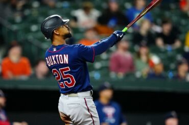 Cet appel à l'enclos des releveurs vous a été présenté par Byron Buxton....