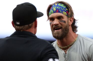 Les Phillies perdent Bryce Harper tôt et le match tard contre les Rockies