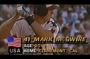 Mark McGwire • FAITS SAILLANTS DE L'ÉQUIPE USA 1984 ⚾️🇺🇸⭐️
