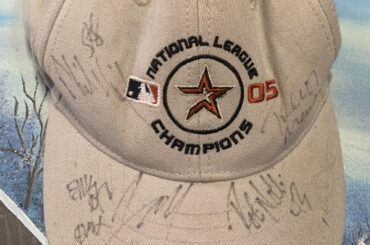 Signatures inconnues des Astros des World Series