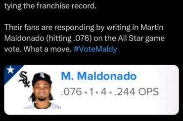 Aidez-moi à faire participer Martin Maldonado au All Star Game #VoteMaldy