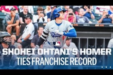 Shohei Ohtani marque et réalise 9 MATCHS DROITS avec un record de franchise des Dodgers !