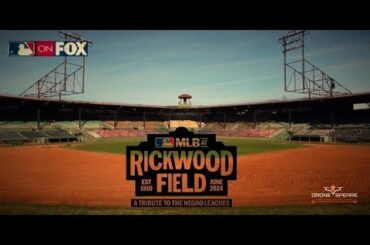 MLB à Rickwood Field |  Un hommage aux ligues nègres |  Géants contre cardinaux |  RENARD |  Promotion sportive