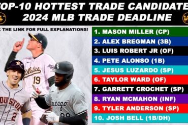 Top 10 des candidats commerciaux les plus chauds de la MLB en 2024
