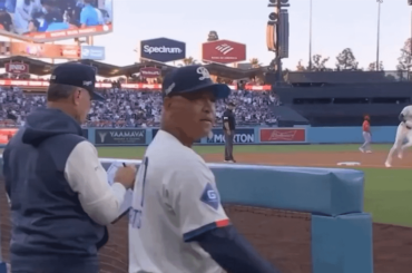 La réaction de Dave Roberts au home run d'Ohtani