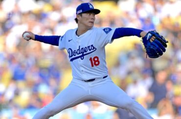 Blessure de Yoshinobu Yamamoto : le droitier des Dodgers sort après deux manches avec une tension aux triceps
